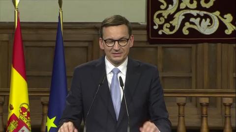 Wspólna konferencja premierów Polski i Hiszpanii