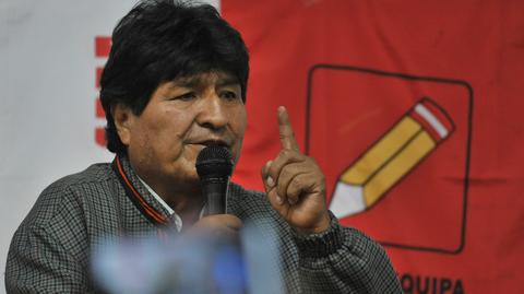 Evo Morales na nagraniach archiwalnych 