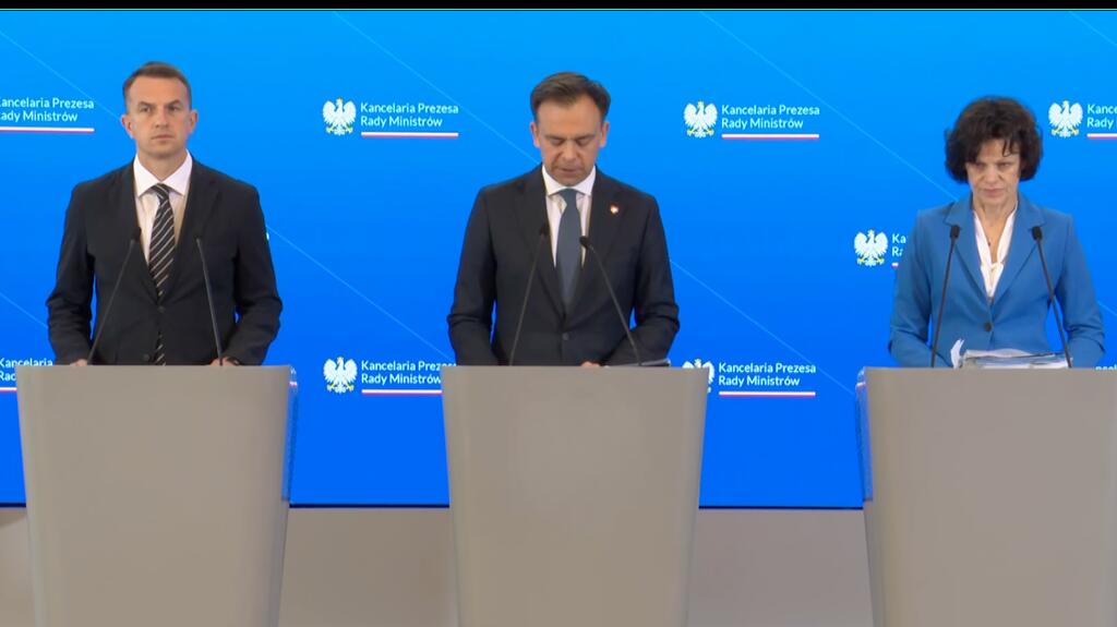 Konferencja ministra finansów