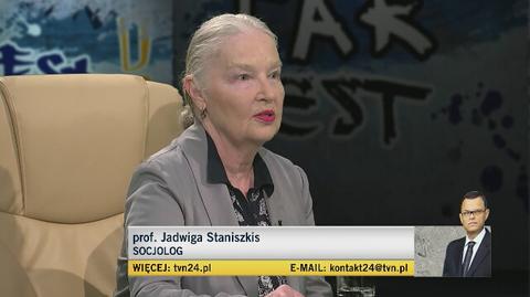 prof. Jadwiga Staniszkis w Tak jest