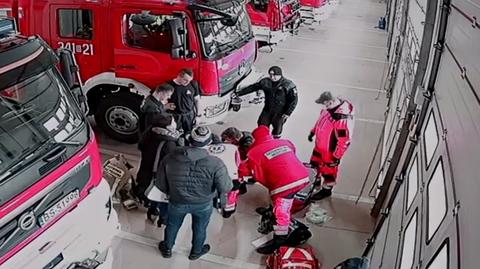 Strażacy z Suwałk uratowali niemowlę (materiał z 13.01.2022)
