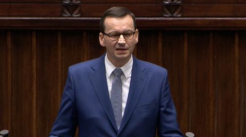 Przemówienie Premiera w sprawie wniosku o wotum nieufności wobec Szumowskiego 