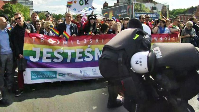 30.05 | Marsz Równości w Gdańsku przeszedł prawie bez przeszkód