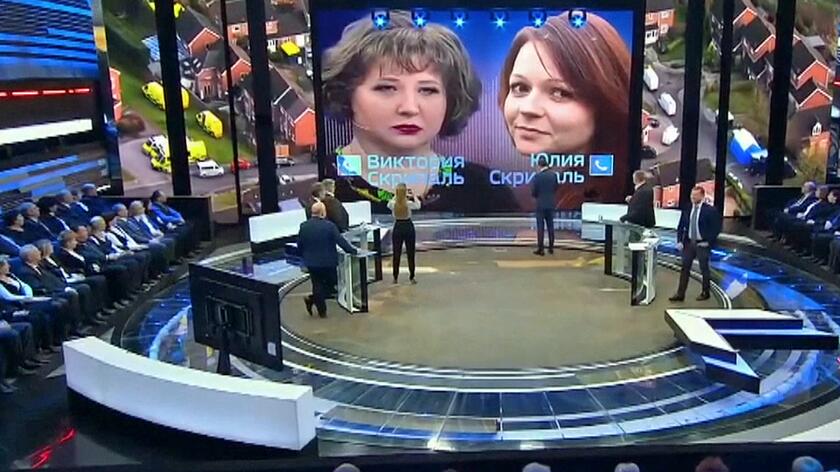 Rosyjska telewizja odtworzyła nagranie rozmowy