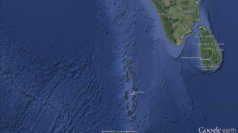 Malediwy leżą na Oceanie Indyjskim