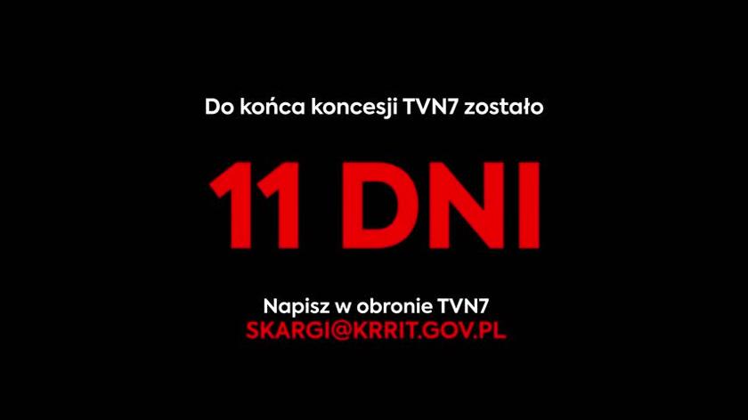 Koncesja TVN7 wygasa za 11 dni