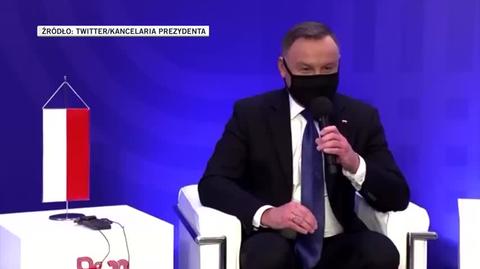 Andrzej Duda podczas spotkania prezydentów Państw Grupy Wyszehradzkiej 