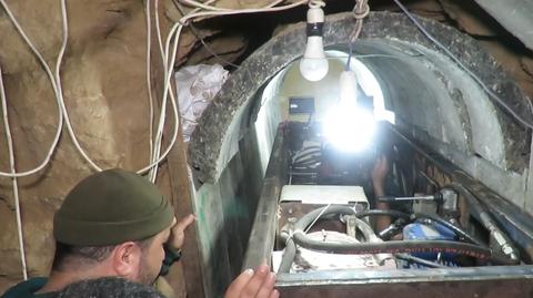 Izraelska armia odkryła czterokilometrowy tunel pod Strefą Gazy. Nagranie 