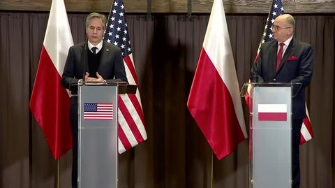 Blinken: Polska wykonuje kluczową pracę, by reagować na ten kryzys