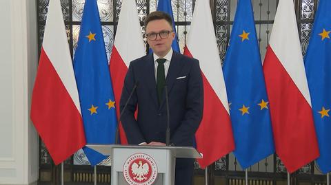 Hołownia: posiedzenia Sejmu przesunięte na przyszły tydzień 