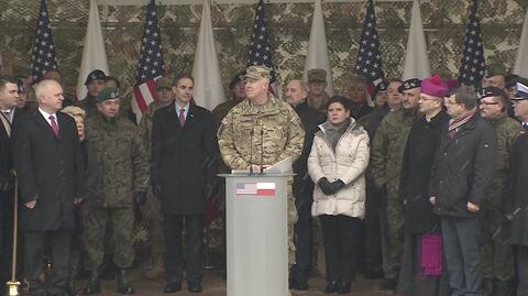 Gen. McGuire: amerykańscy żołnierze są dumni z obecności w Polsce