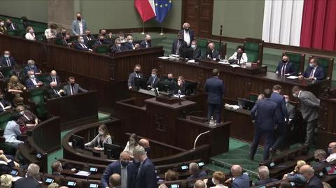 Sejmowa kłótnia z udziałem Sławomira Nitrasa, Elżbiety Witek i Macieja Wąsika