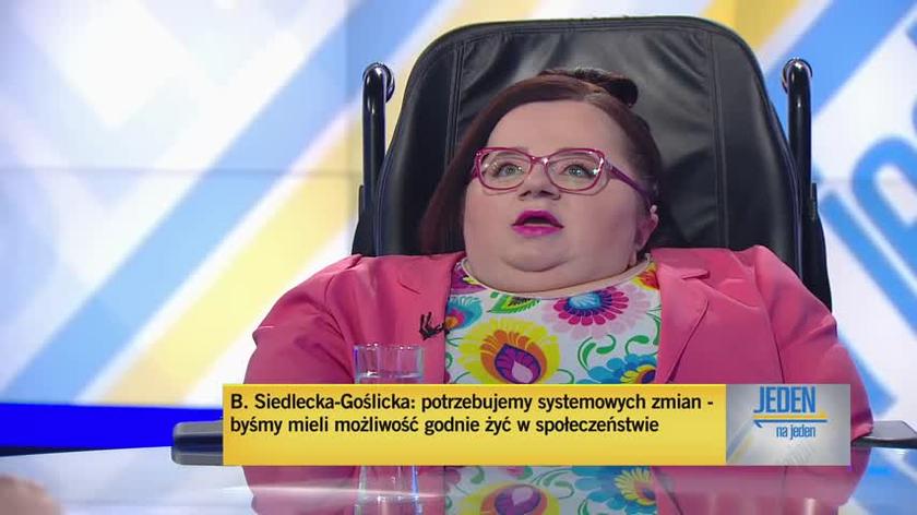 Siedlecka-Goślicka: nie było rządu, który na poważnie brałby osoby z niepełnosprawnościami