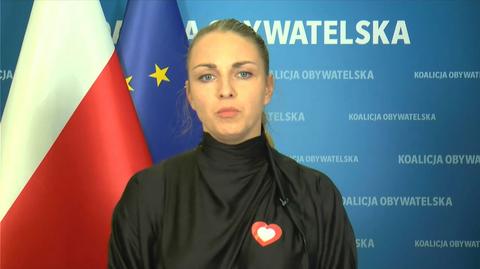 Gajewska: mówiłam policjantom, że jestem posłanką