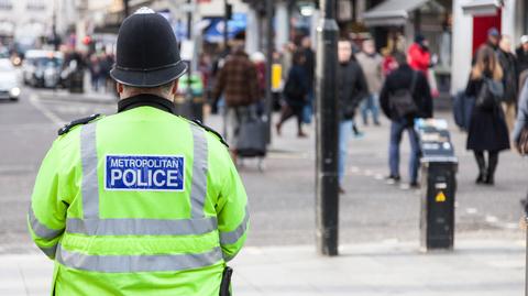 Interwencja brytyjskiej policji