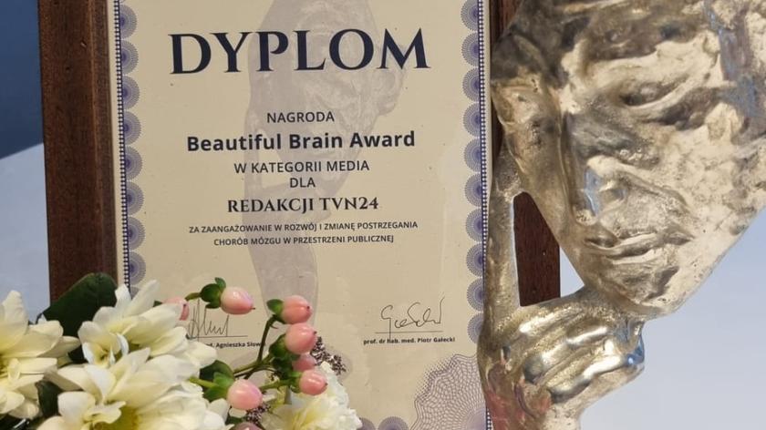 Redakcja TVN24 wyróżniona nagrodą Beautiful Brain Award podczas I Polskiego Kongresu Neurologii i Psychiatrii