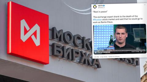 Moskiewska giełda nie działa od poniedziałku, analityk wznosi toast za jej "śmierć"