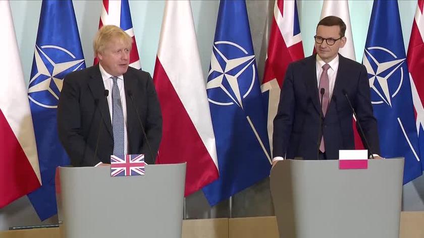 Johnson: kiedy Polska jest zagrożona, Wielka Brytania zawsze jest gotowa pomóc