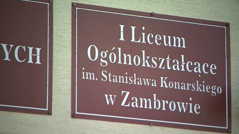 Dyrektor szkoły w Zambrowie: zajęcia odbywają się zgodnie z planem