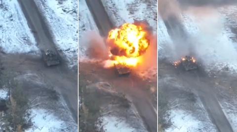 Lokalne ukraińskie władze: zniszczyliśmy "niemal niezniszczalny" rosyjski wóz bojowy Terminator