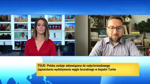 Michał Tracz, reporter TVN24 o decyzji TSUE ws. kopalni w Turowie