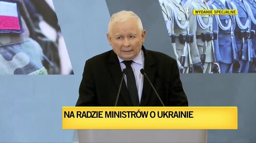 Kaczyński o projekcie ustawy o obronie Ojczyzny