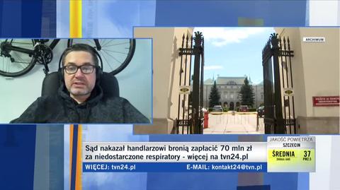 Szymon Jadczak: obawiam się, że zostaniemy bez tych 70 milionów i bez tych respiratorów