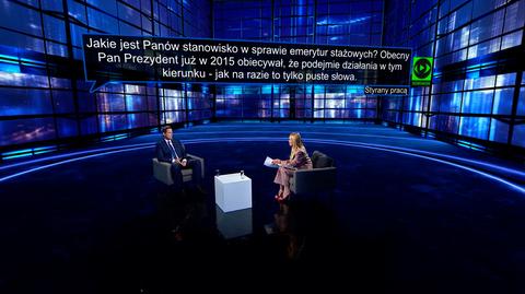 Stosunek do emerytur stażowych? Trzaskowski: To nie jest system w pełni sprawiedliwy