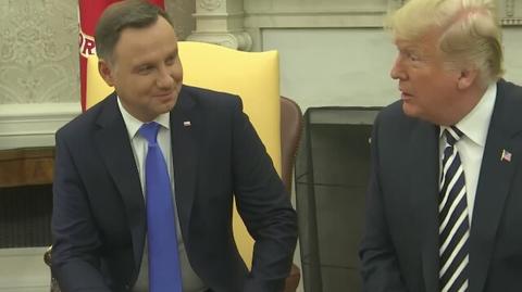 Duda and Trump meeting at the White House