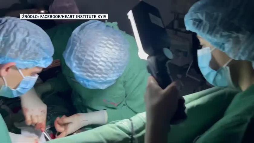 W trakcie operacji na sercu dziecka w klinice w Kijowie zabrakło prądu przez rosyjskie ostrzały