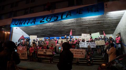 Szósty dzień okupacji Domu Studenckiego Jowita w Poznaniu (14.12.2023)