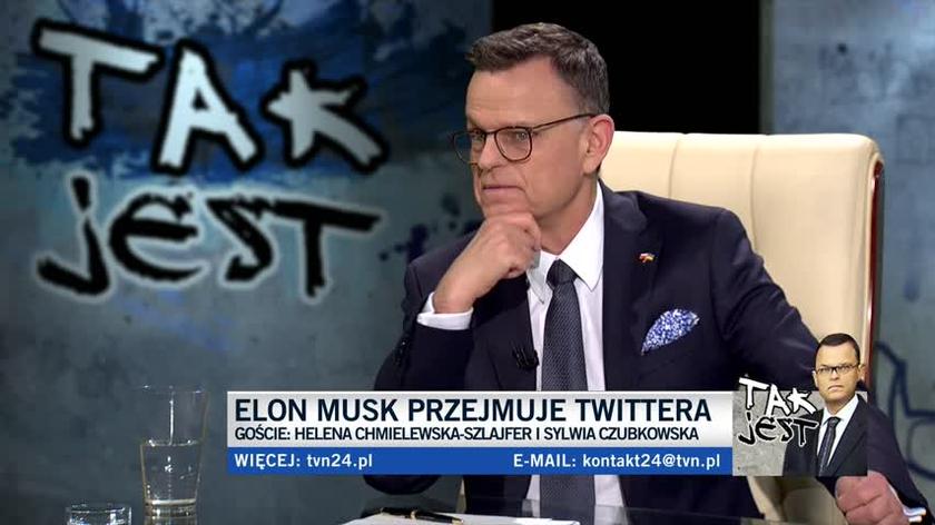 Helena Chmielewska-Szlajfer o przejęciu Twittera przez Elona Muska (wypowiedź z 28 kwietnia 2022)