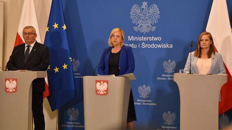 Minister Moskwa: GIOŚ przeanalizował próbki, żadna z nich nie wykazała obecności substancji toksycznych