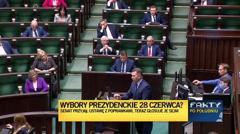 Posłowie PiS odrzucili część poprawek zgłoszonych przez Senat