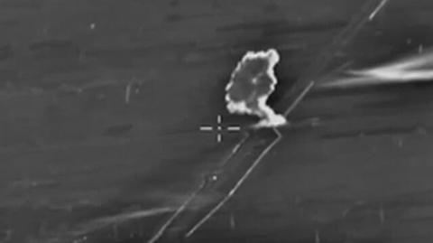 Rosyjskie ministerstwo obrony regularnie publikuje nagrania z bombardowań w Syrii
