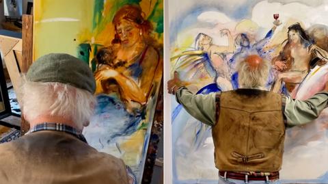 81-letni malarz podbija TikToka
