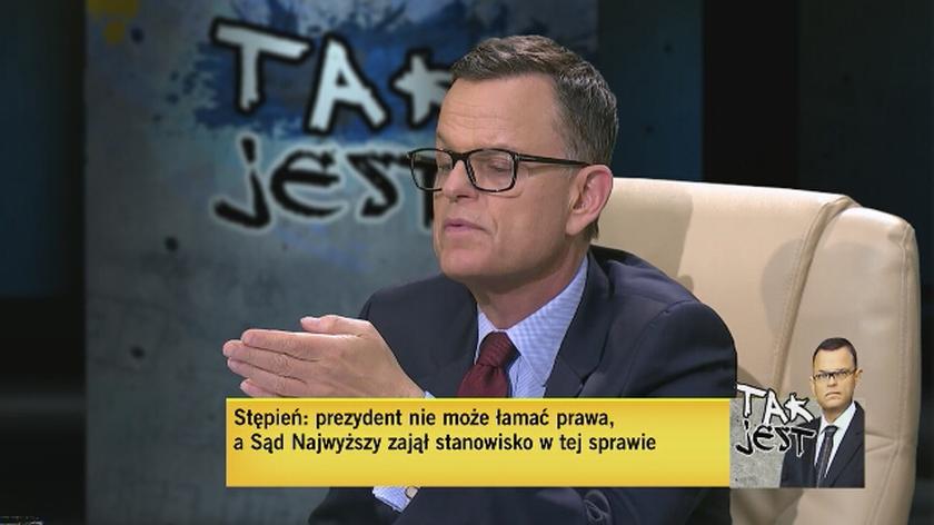 Jerzy Stępień: co będzie z ułaskawieniem jeśli Mariusz Kamiński zostanie prawomocnie uniewinniony?