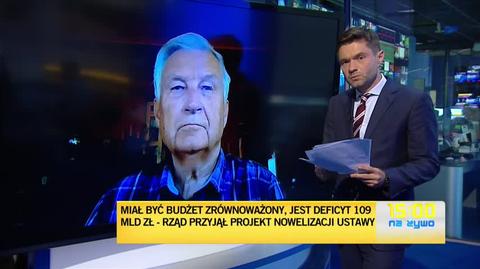 Minister finansów o deficycie budżetowym