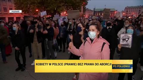 Protesty w Poznaniu i Krakowie