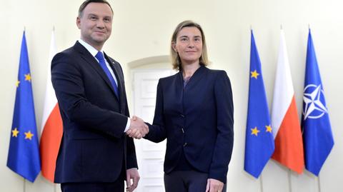 Mogherini: bardzo cenimy wkład Polski w rozwój UE