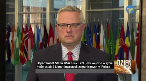 Departament Stanu USA o lex TVN: zachęcamy prezydenta Dudę, by potwierdził czynami to, co mówił wcześniej