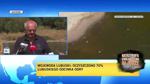 Wojewoda lubuski: my pobieramy i dostarczamy próbki, minister Moskwa będzie informować o wynikach