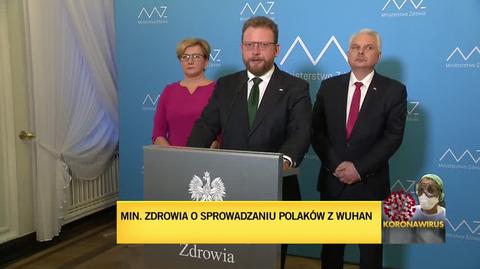 Minister Szumowski: w najbliższych dniach przygotowujemy transport Polaków z Chin