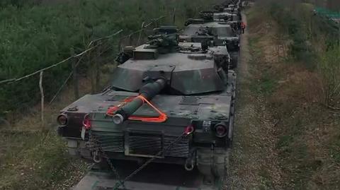 Pierwsze czołgi Abrams w wersji M1A1 w Polsce