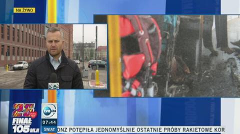Skutki wybuchu ładunku skonstruowanego przez wrocławskiego bombera 
