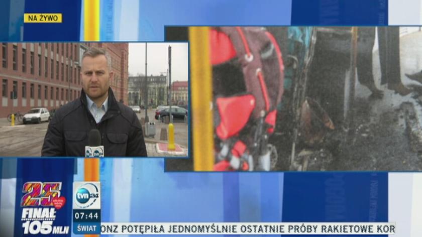Skutki wybuchu ładunku skonstruowanego przez wrocławskiego bombera 