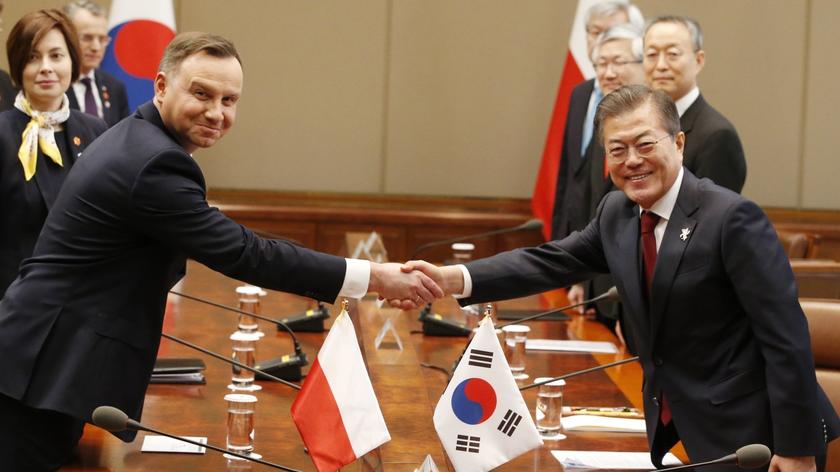 Prezydent Duda odbiera Honorowe Obywatelstwo Seulu