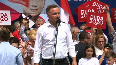 Duda: chyba dla wszystkich jest jasne co będzie, jeśli do władzy wróci partia Rafała Trzaskowskiego
