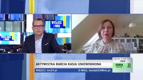 Konstytucjonalistka o wyroku w sprawie aktywistki Babci Kasi