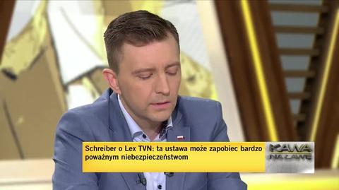 Łukasz Schreiber o powodach procedowania ustawy anty-TVN